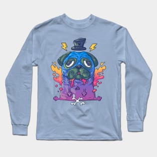 dug pug cool cartoon Long Sleeve T-Shirt